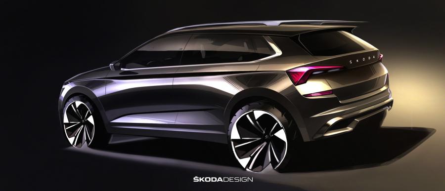 Эскиз Skoda Kamiq 2019 года  (WW) (фото 109 из 217)